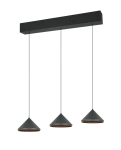 Lampa wisząca Laguna czarny LED zintegrowany 336210332 - Trio