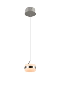 Lampa wisząca Dios srebrny i odcienie srebra LED zintegrowany 331410107 - Trio