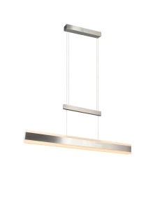 Lampa wisząca Arcola srebrny i odcienie srebra LED zintegrowany 331210307 - Trio