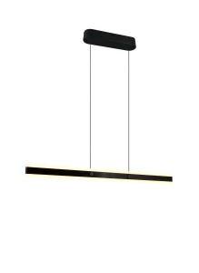 Lampa wisząca Arcola czarny LED zintegrowany 331210132 - Trio