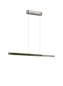 Lampa wisząca Arcola srebrny i odcienie srebra LED zintegrowany 331210107 - Trio