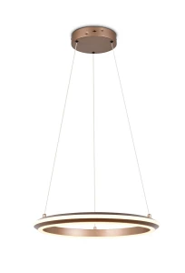 Lampa wisząca Amador brązowy i odcienie brązu LED zintegrowany 331010165 - Trio