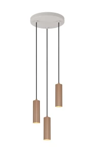 Lampa wisząca Soka brązowy i odcienie brązu GU10 367730365 - Trio
