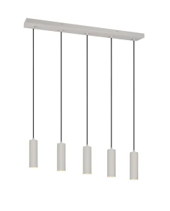 Lampa wisząca Soka szary i odcienie szarości GU10 367700576 - Trio