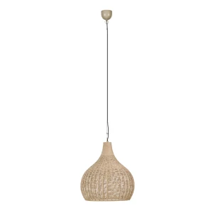 Lampa wisząca Janne naturalny, czarny E27 366700136 - Trio