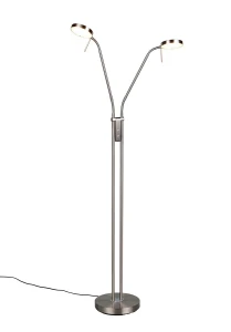 Lampa podłogowa Monza srebrny i odcienie srebra LED zintegrowany 423310207 - Trio