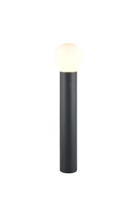 Lampa zewnętrzna stojąca Mures czarny i odcienie czerni E27 469860142 - Trio
