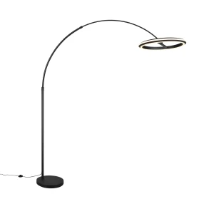 Lampa podłogowa Amador czarny LED zintegrowany 442410132 - Trio