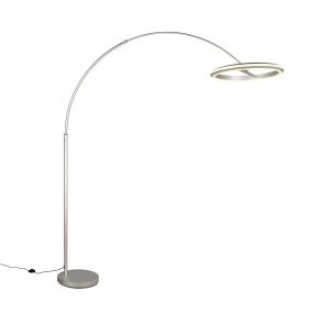 Lampa podłogowa Amador srebrny i odcienie srebra LED zintegrowany 442410107 - Trio