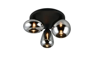 Lampa sufitowa Lumina czarny, inny E14 617030332 - Trio
