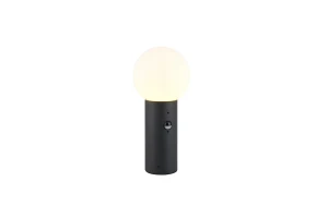 Lampa zewnętrzna stojąca Mures czarny i odcienie czerni E27 569869142 - Trio