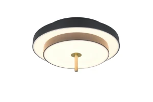 Lampa sufitowa Keaton czarny, złoty i odcienie złota LED zintegrowany 640210180 - Trio
