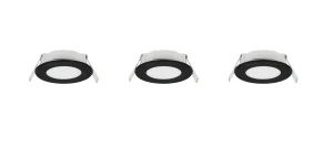 Lampa sufitowa Himal czarny LED zintegrowany 635110302 - Trio