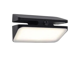 Lampa zewnętrzna Aero Solar - Czujnik Ruchu czarny LED zintegrowany 6919501330 - Lutec