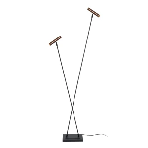 Lampa podłogowa Duarte brązowy i odcienie brązu G9 03751/02/96 - Lucide