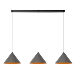 Lampa wisząca Spitze szary i odcienie szarości E27 21440/03/36 - Lucide