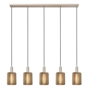 Lampa wisząca Lambres brązowy i odcienie brązu E27 45410/05/41 - Lucide