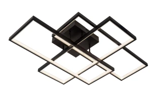 Lampa sufitowa Lokero czarny LED zintegrowany 78101/60/30 - Lucide