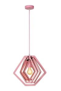 Lampa wisząca Mauro różowy E27 77489/33/66 - Lucide