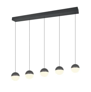 Lampa wisząca Senta czarny i odcienie czerni LED zintegrowany R33555142 - RL