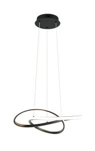 Lampa wisząca Mansa czarny LED zintegrowany R33111132 - RL