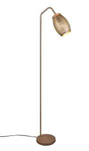 Lampa podłogowa Bidar brązowy i odcienie brązu E27 R41571065 - RL