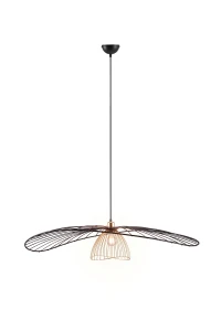 Lampa wisząca Lauris czarny E27 R36791032 - RL