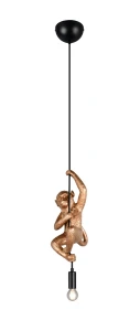 Lampa wisząca Fips złoty i odcienie złota E14 R36551079 - RL