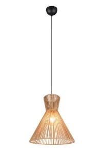 Lampa wisząca Rosalie czarny, brązowy i odcienie brązu E27 R36191036 - RL