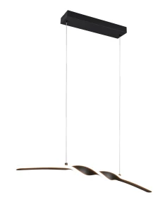 Lampa wisząca Ginko czarny LED zintegrowany R35791132 - RL