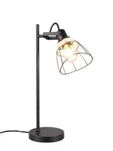 Lampa stołowa Jerome czarny, naturalny E27 R56231032 - RL
