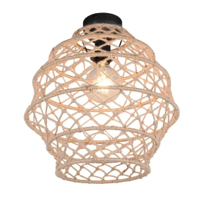 Lampa sufitowa Hive czarny, naturalny E27 R61681036 - RL