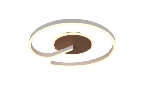 Lampa sufitowa Calle brązowy i odcienie brązu LED zintegrowany R63631165 - RL