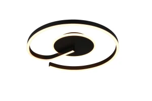 Lampa sufitowa Calle czarny LED zintegrowany R63631132 - RL