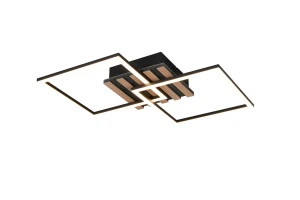 Lampa sufitowa Zaro czarny LED zintegrowany R63402132 - RL