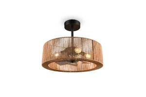 Lampa sufitowa Smillum brązowy i odcienie brązu, biały E27 R66905036 - RL