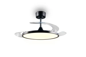Lampa sufitowa Kasfjord czarny LED zintegrowany R64452132 - RL