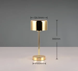 Lampa stołowa Karya Dl103-59151 mosiądz polerowany LED zintegrowany - RL