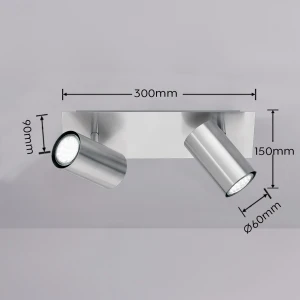 Reflektor Vantos Dl207802400 nikiel mat GU10 - Trio