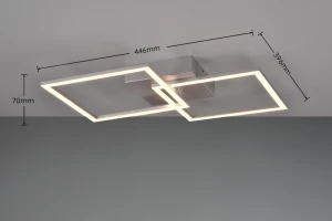 Lampa sufitowa Astril Dl187-64492 szary, tytanowy LED zintegrowany - RL