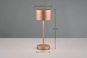 Lampa stołowa Karya Dl165-59151 kawowy, brązowy LED zintegrowany - RL