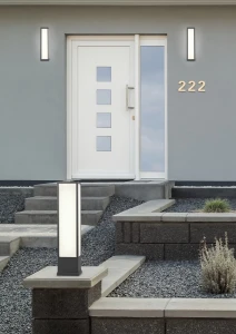 Lampa zewnętrzna stojąca Athie Dl142526260 antracyt, biały LED zintegrowany - Trio