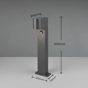 Lampa zewnętrzna stojąca Orvie Dl142514260 antracyt GU10 - Trio