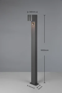 Lampa zewnętrzna stojąca Orvie Dl142414260 antracyt GU10 - Trio