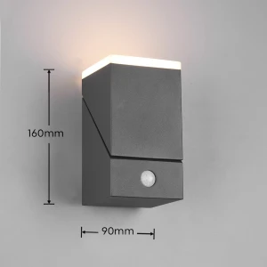 Kinkiet zewnętrzny Hador Dl142270669 antracyt LED zintegrowany - Trio