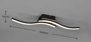 Lampa sufitowa Norve Dl135-62472 drewno jasne i ciemne, biały LED zintegrowany - RL