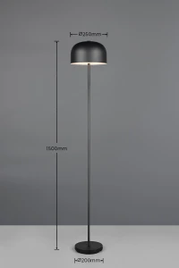 Lampa podłogowa Karya Dl132-49151 czarny mat LED zintegrowany - RL