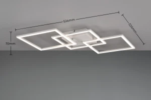 Lampa sufitowa Astril Dl131-64493 biały matowy LED zintegrowany - RL