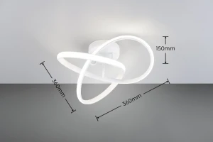 Lampa sufitowa Azelria Dl131-62101 biały matowy LED zintegrowany - RL