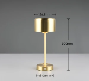 Lampa stołowa Karya Dl108-59151 mosiądz mat LED zintegrowany - RL